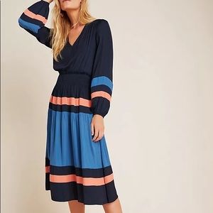 Anthropologie | Aidy Colorblock Midi Dress